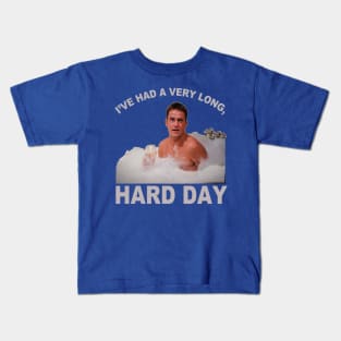 I've had a very Long, Hard Day Kids T-Shirt